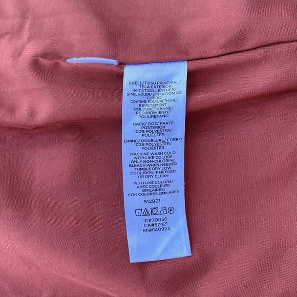 Imitation Leather Mini Skirt - Picture 4 of 7